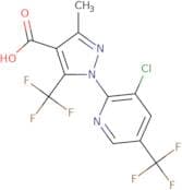 1-[3-Chloro-5-(trifluoromethyl)pyridin-2-yl]-3-methyl-5-(trifluoromethyl)-1H-pyrazole-4-carboxylic…
