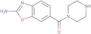 6-(Piperazine-1-carbonyl)-1,3-benzoxazol-2-amine