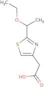 2-[2-(1-Ethoxyethyl)-1,3-thiazol-4-yl]acetic acid