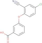 3-(4-Chloro-2-cyanophenoxy)benzoic acid