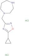 1-[(5-Cyclopropyl-1,2,4-oxadiazol-3-yl)methyl]-1,4-diazepane dihydrochloride