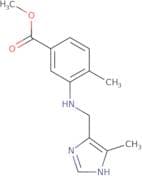 Methyl 4-methyl-3-{[(4-methyl-1H-imidazol-5-yl)methyl]amino}benzoate