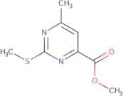 Methyl 6-methyl-2-(methylsulfanyl)pyrimidine-4-carboxylate