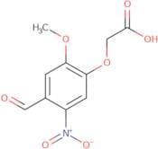 4-Formyl-6-methoxy-3-nitrophenoxyacetic acid