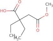 2,2-Diethyl-4-methoxy-4-oxobutanoic acid