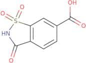 1,1,3-Trioxo-2,3-dihydro-1,2-benzothiazole-6-carboxylic acid