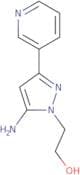 2-[5-Amino-3-(pyridin-3-yl)-1H-pyrazol-1-yl]ethan-1-ol