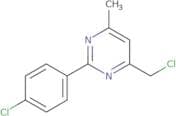 4-(Chloromethyl)-2-(4-chlorophenyl)-6-methylpyrimidine