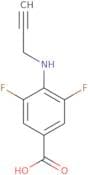 3,5-Difluoro-4-[(prop-2-yn-1-yl)amino]benzoic acid