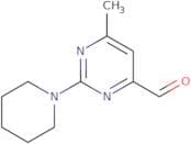 6-Methyl-2-(piperidin-1-yl)pyrimidine-4-carbaldehyde