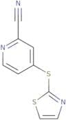 4-(1,3-Thiazol-2-ylsulfanyl)pyridine-2-carbonitrile