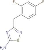 3-[(2,4-Difluorophenyl)methyl]-1,2,4-thiadiazol-5-amine