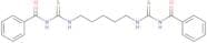 phenyl-N-(((5-(((phenylcarbonylamino)thioxomethyl)amino)pentyl)amino)thioxomethyl)formamide