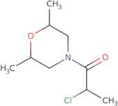 2-Chloro-1-(2,6-dimethylmorpholin-4-yl)propan-1-one