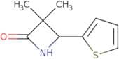 3,3-Dimethyl-4-(thiophen-2-yl)azetidin-2-one