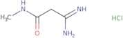 2-Carbamimidoyl-N-methylacetamide hydrochloride