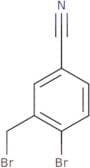 4-Bromo-3-(bromomethyl)benzonitrile