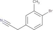 2-(4-Bromo-3-methylphenyl)acetonitrile
