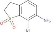7-​Bromo-​2,​3-​dihydro-​benzo[b]​thiophen-​6-​amine 1,​1-​dioxide