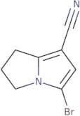 5-Bromo-2,3-dihydro-1H-pyrrolizine-7-carbonitrile