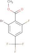 Methyl 2-bromo-6-fluoro-4-(trifluoromethyl)benzoate