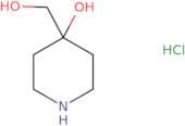 4-(hydroxymethyl)piperidin-4-ol hydrochloride