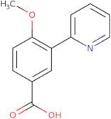 4-Methoxy-3-(pyridin-2-yl)benzoic acid