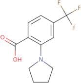 2-(Pyrrolidin-1-yl)-4-(trifluoromethyl)benzoic acid