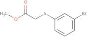 Methyl 2-[(3-bromophenyl)sulfanyl]acetate