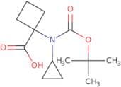 1-{[(tert-Butoxy)carbonyl](cyclopropyl)amino}cyclobutane-1-carboxylic acid