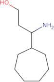 3-Amino-3-cycloheptylpropan-1-ol