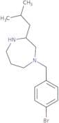 1-[(4-Bromophenyl)methyl]-3-(2-methylpropyl)-1,4-diazepane