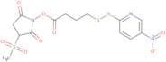 3-(Methylsulfonyl)-2,5-dioxopyrrolidin-1-yl 4-((5-nitropyridin-2-yl)disulfanyl)butanoate