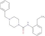 N-(2-ethylphenyl)(4-benzylpiperazinyl)formamide