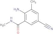2-Amino-5-cyano-N,3-dimethylbenzamide