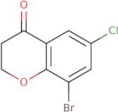 8-Bromo-6-chloro-2,3-dihydro-4H-chromen-4-one