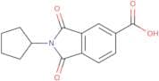 2-Cyclopentyl-1,3-dioxo-2,3-dihydro-1H-isoindole-5-carboxylic acid