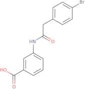 3-[2-(4-Bromophenyl)acetamido]benzoic acid