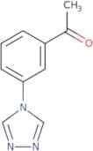 1-[3-(4H-1,2,4-Triazol-4-yl)phenyl]ethan-1-one