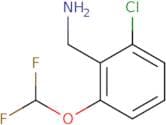 (2-Chloro-6-(difluoromethoxy)phenyl)methanamine