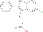 3-(5-Chloro-2-phenyl-1H-indol-3-yl)propanoic acid