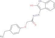 3-(2-(4-ethylphenoxy)acetylhydrazidyl)-2-oxoindoline