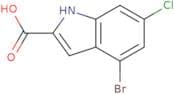 4-Bromo-6-chloro-1H-indole-2-carboxylic acid