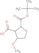 (2R,3S)-3-Methoxy-1-[(2-methylpropan-2-yl)oxycarbonyl]pyrrolidine-2-carboxylic acid