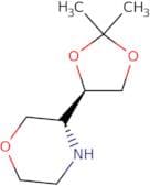 (3R)-3-[(4R)-2,2-Dimethyl-1,3-dioxolan-4-yl]morpholine