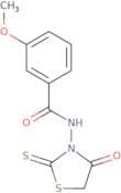 3-Methoxy-N-(4-oxo-2-sulfanylidene-1,3-thiazolidin-3-yl)benzamide