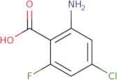 2-Amino-4-chloro-6-fluorobenzoic acid