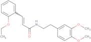 N-(2-(3,4-dimethoxyphenyl)ethyl)-3-(2-ethoxyphenyl)prop-2-enamide