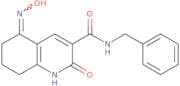 N-Benzyl-5-(hydroxyimino)-2-oxo-1,2,5,6,7,8-hexahydroquinoline-3-carboxamide