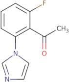1-[2-Fluoro-6-(1H-imidazol-1-yl)phenyl]ethan-1-one